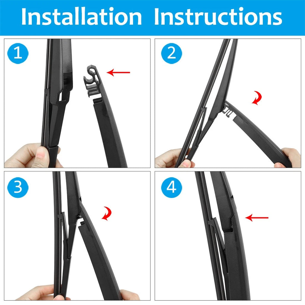 Rear Window Wiper Blade Arm Set for Mazda 5 (2006–2013)