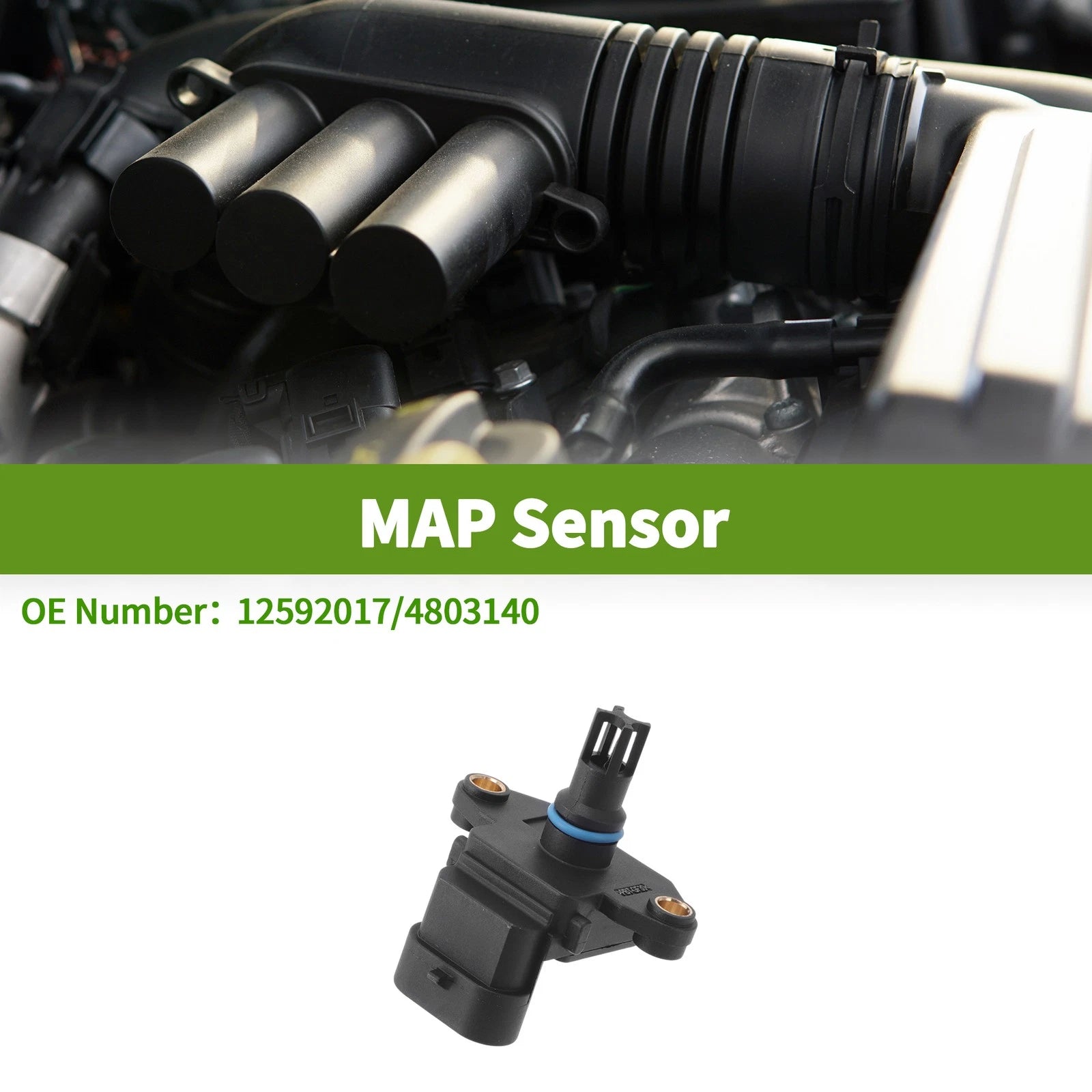 MAP Sensor for Saab 9-5 (2000–2009) - Part No. 12592017