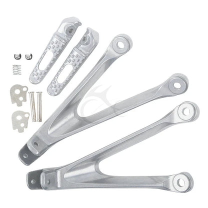 Rear Passenger Footrests Footpegs Peg Brackets for Honda CBR1000RR (2008–2016)