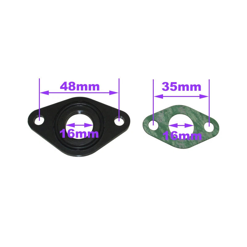 Intake Pipe Gaskets for Icebear PAD60-1 Mini Dirt Bike (60cc)