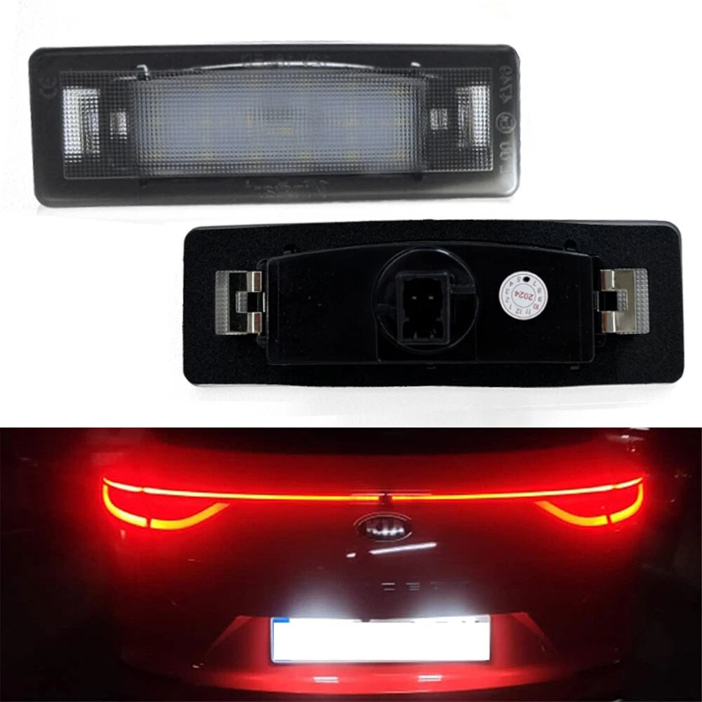 Set of 2 LED License Plate Lights for Kia Sportage Optima Hyundai Sonata Tucson