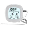 Digital BBQ Thermometer with Touch Screen and Timer for Cooking Meat
