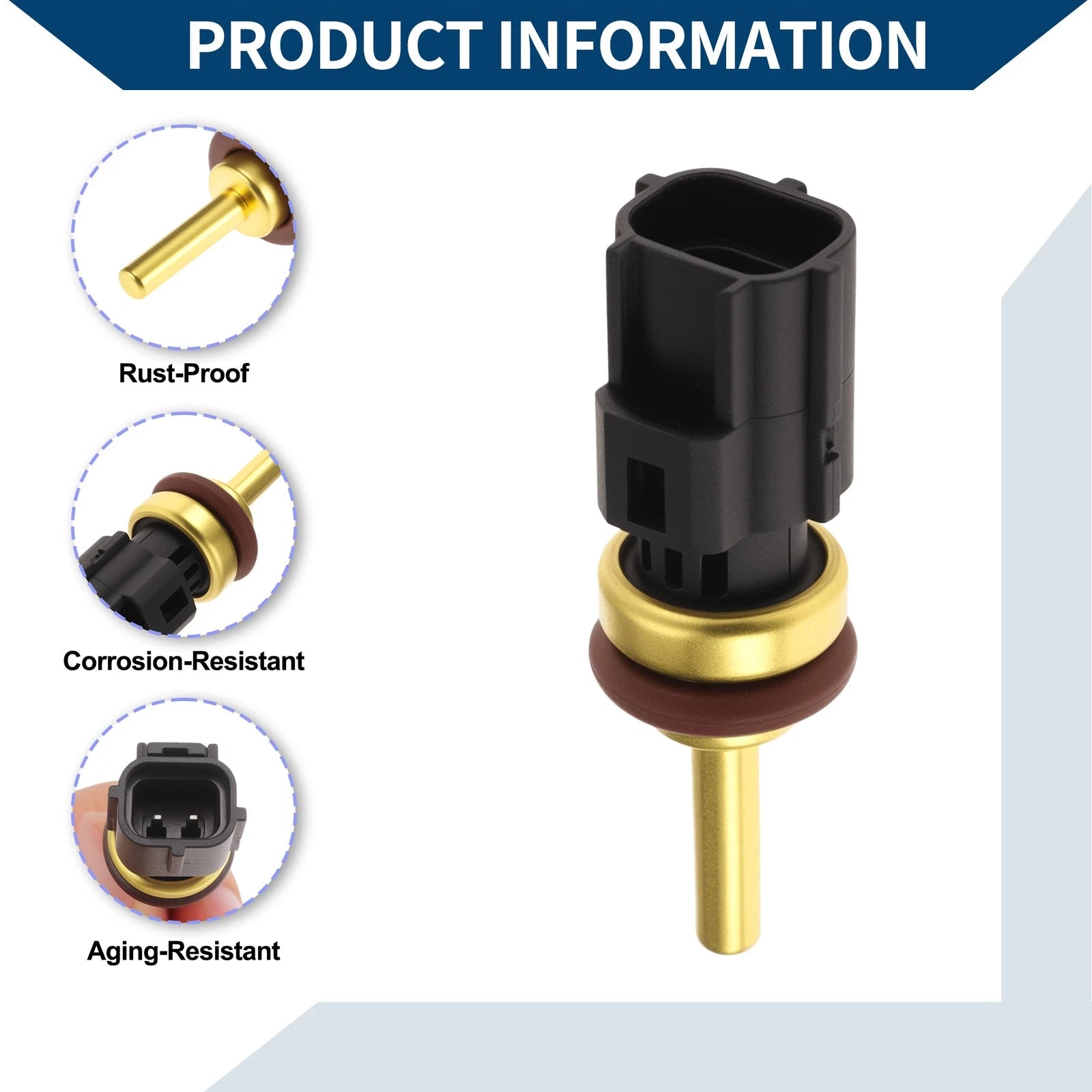 Engine Coolant Temperature Sensor No. 6M5G12A648A for Volvo C30 (2008–2013)