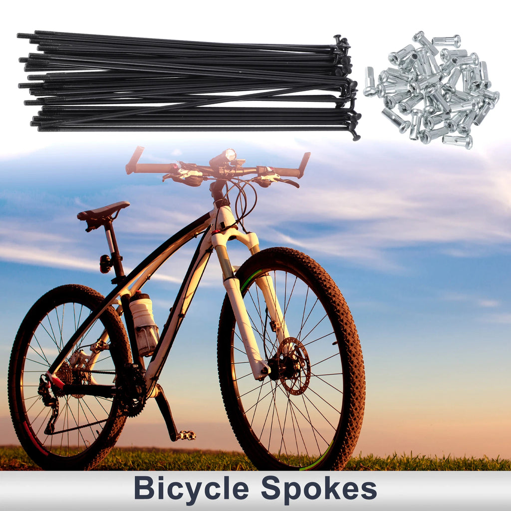 Bicycle Spokes Nipple Steel 13G 155mm Set for Universal (All Models)