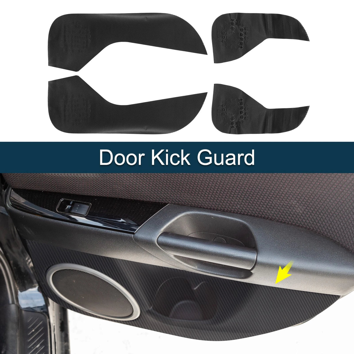 Door Kick Guard Protection Set for Mazda CX-5 (2013–2016) Front Rear