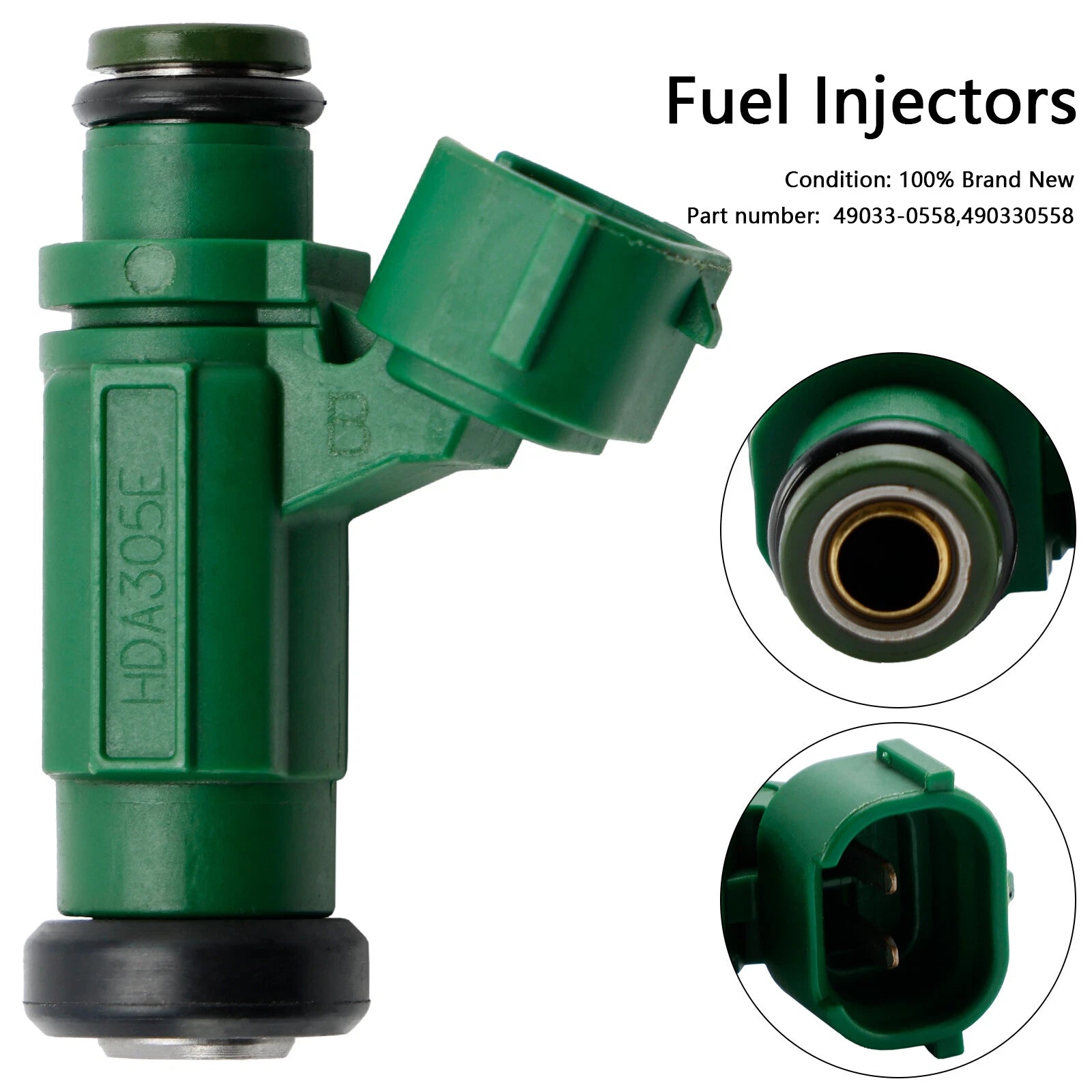 Fuel Injector 49033-0558 for Kawasaki Versys-X 300 (2017–2022), Ninja 300 (2013–2017)