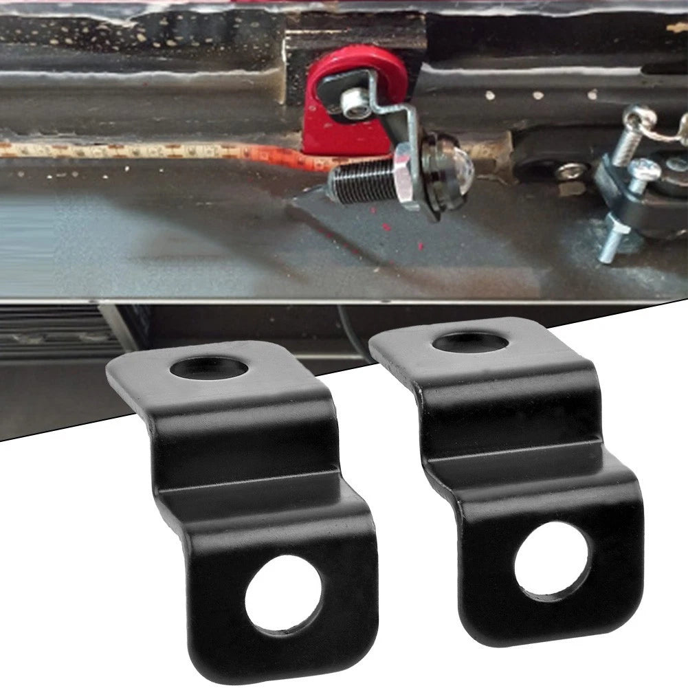 2X Metal Light Bracket for Motorcycle Turn Signals Fork Clamp