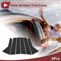 Door Pillar Window Trim Front Rear Left Right for Hyundai Veracruz (2007–2012)