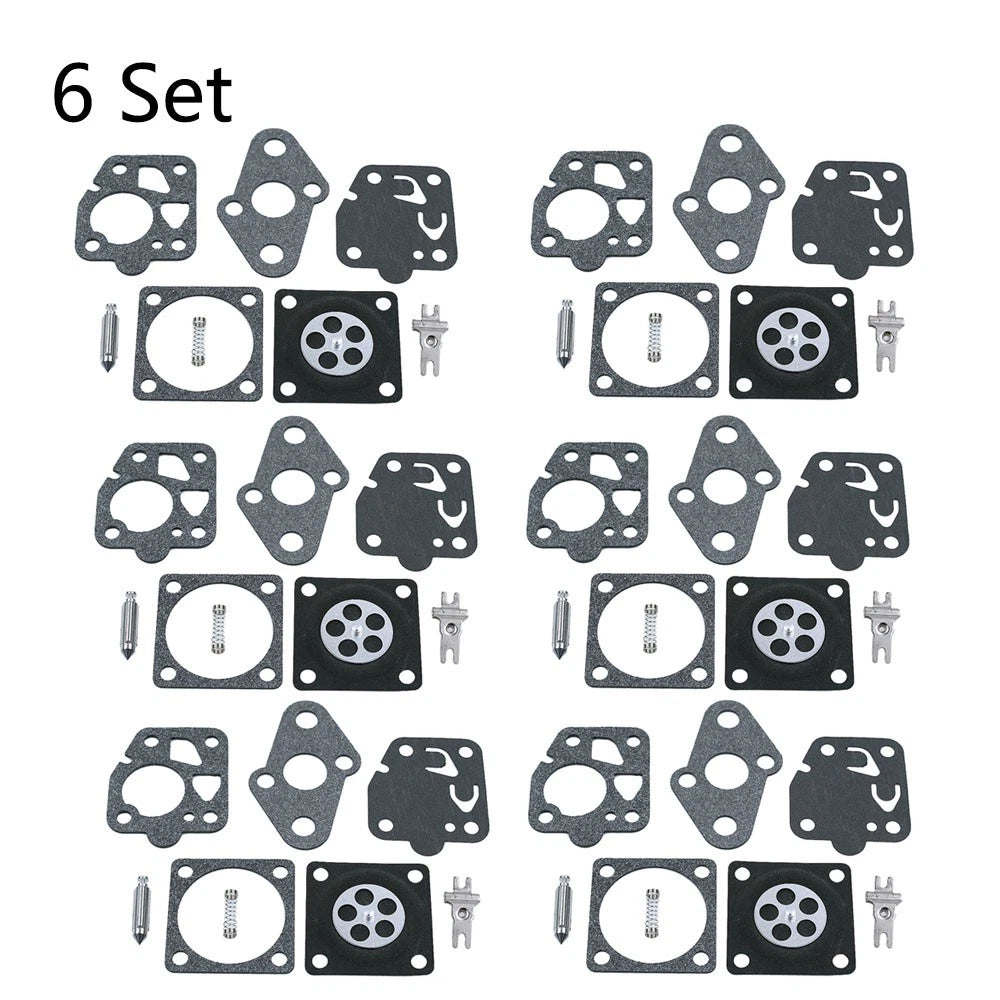 6X Carburetor Kit Repair for Kawasaki TG20 TG24 TG25 TG33 TD24 TD25 TD33 TD40