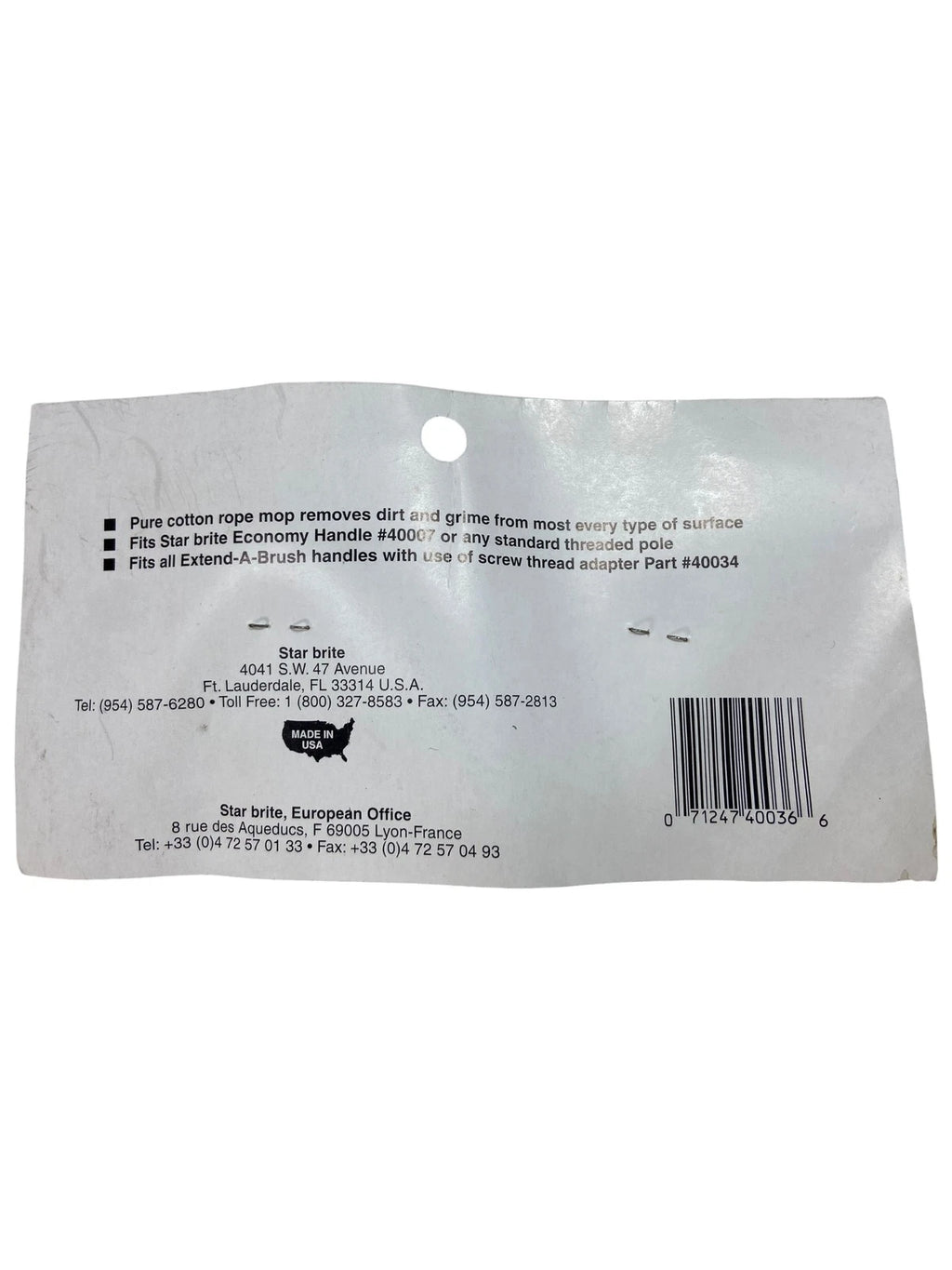 Cotton Mop Head for Marine Use (Star Bride)
