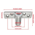 316 SS Oarlock Seat for Marine Use (Compatible with Multiple Propeller Sizes)