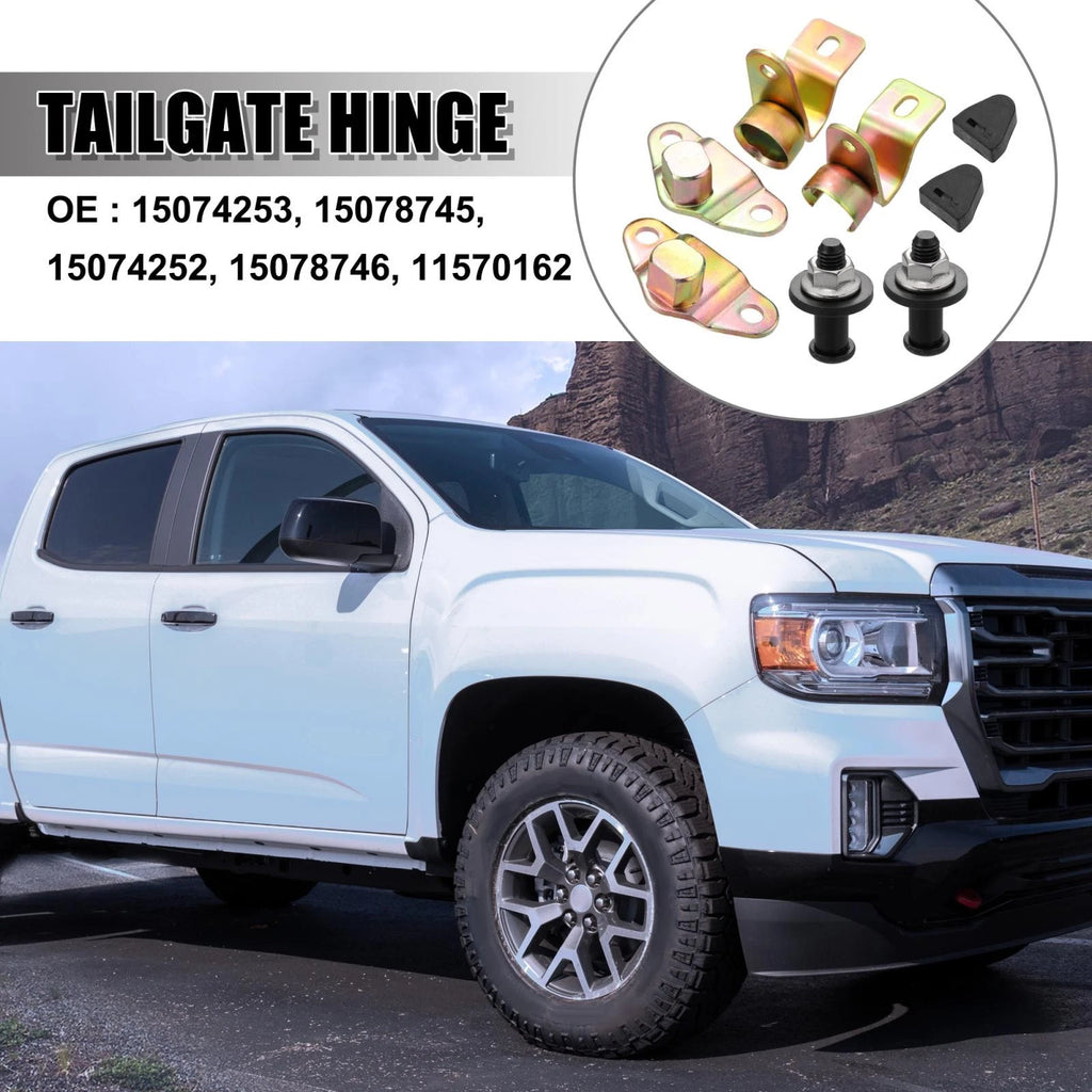 Tailgate Hinge Kit Replacement for Chevy Silverado Sierra (2007–2013)