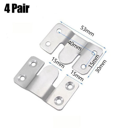 Stainless Steel Connector for Modular Couch and Picture Frames