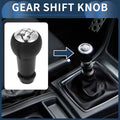 5 Speed Gear Shift Knob No.2403AJ for Citroen C3 (2002–2011) Plastic Leather