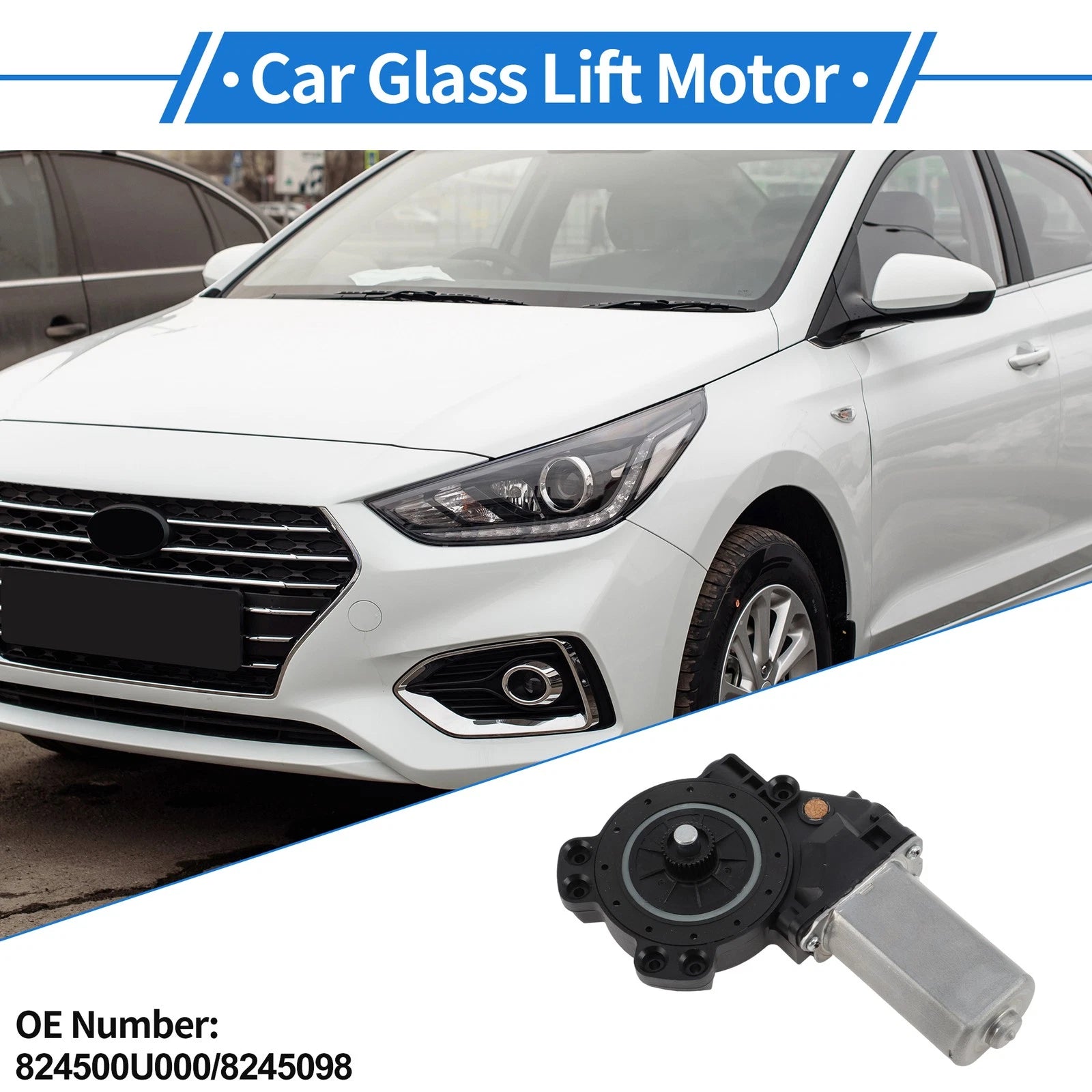 Power Window Regulator Lift Motor Replacement for Hyundai Accent (2012–2017)