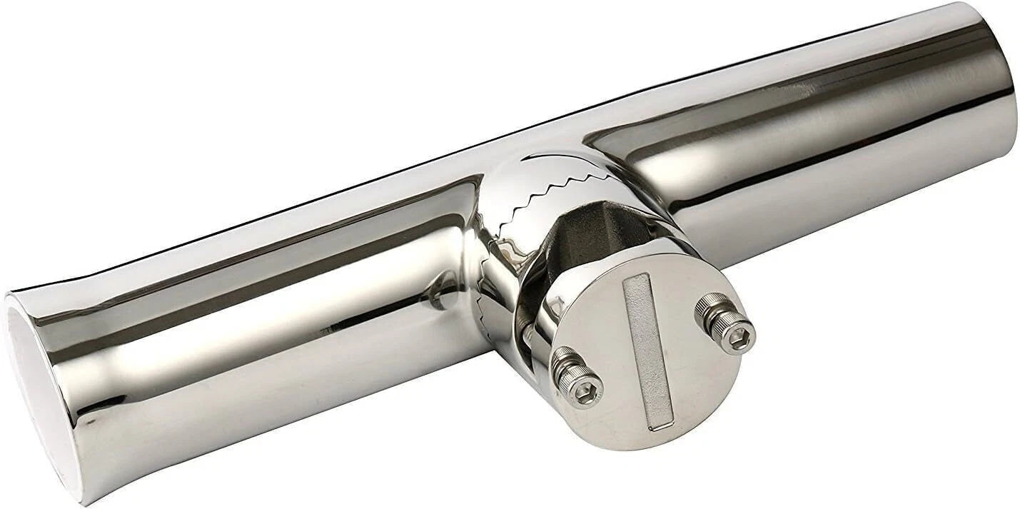 Set of 4 Stainless Steel Fishing Rod Holders for Rails 7/8" to 1"