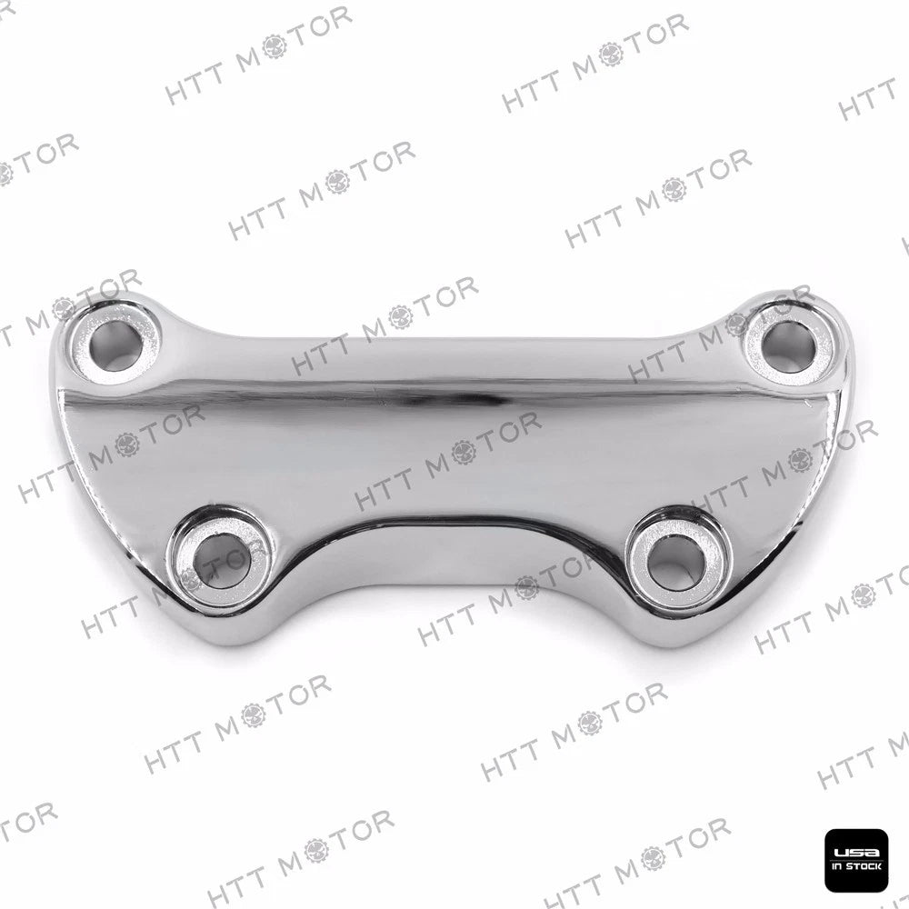 Handlebar Clamp Riser for Harley XL FX FXR Dyna Softail (1974–2006) Chrome