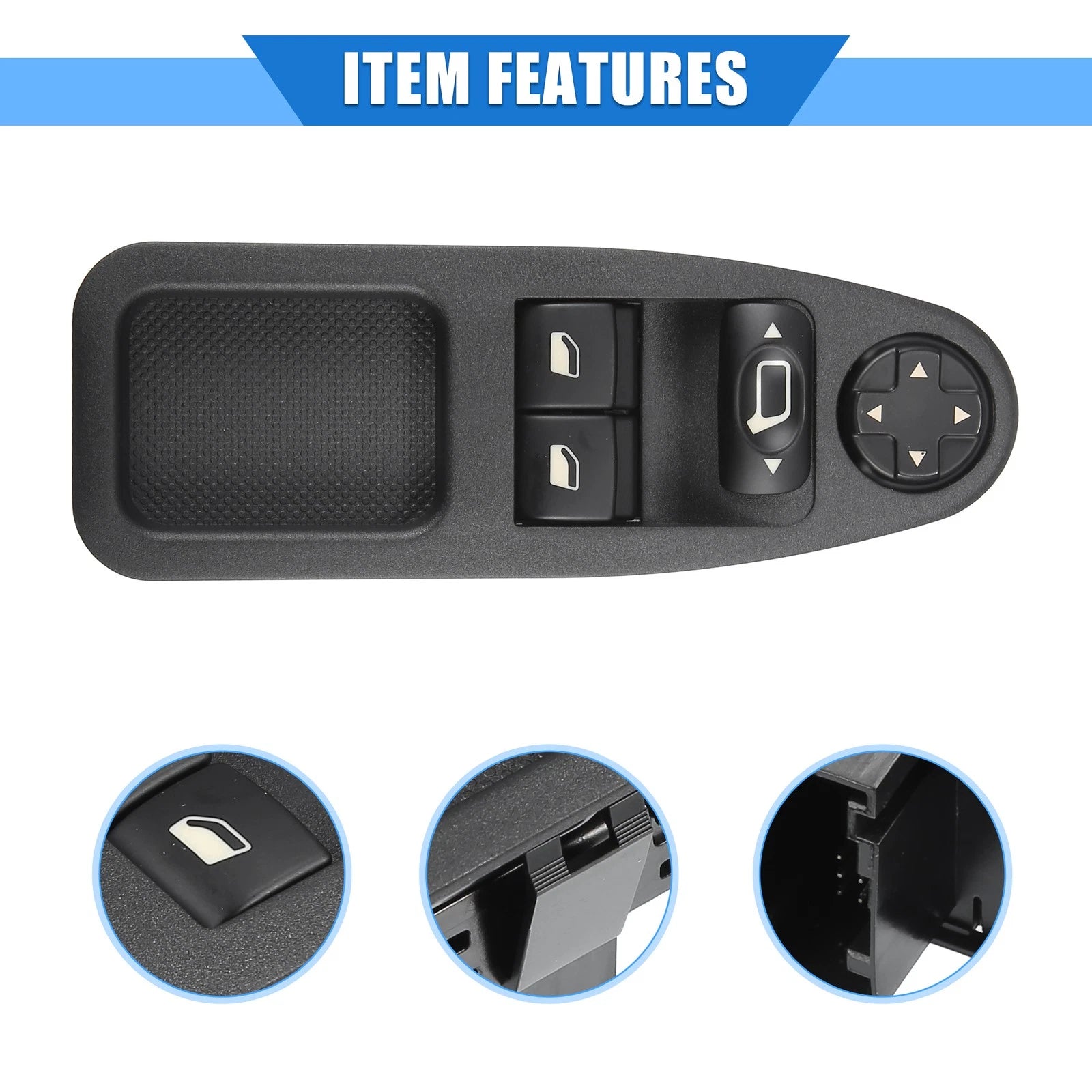 Window Control Switch No. 6554ZH for Citroen Dispatch (2007–2016)