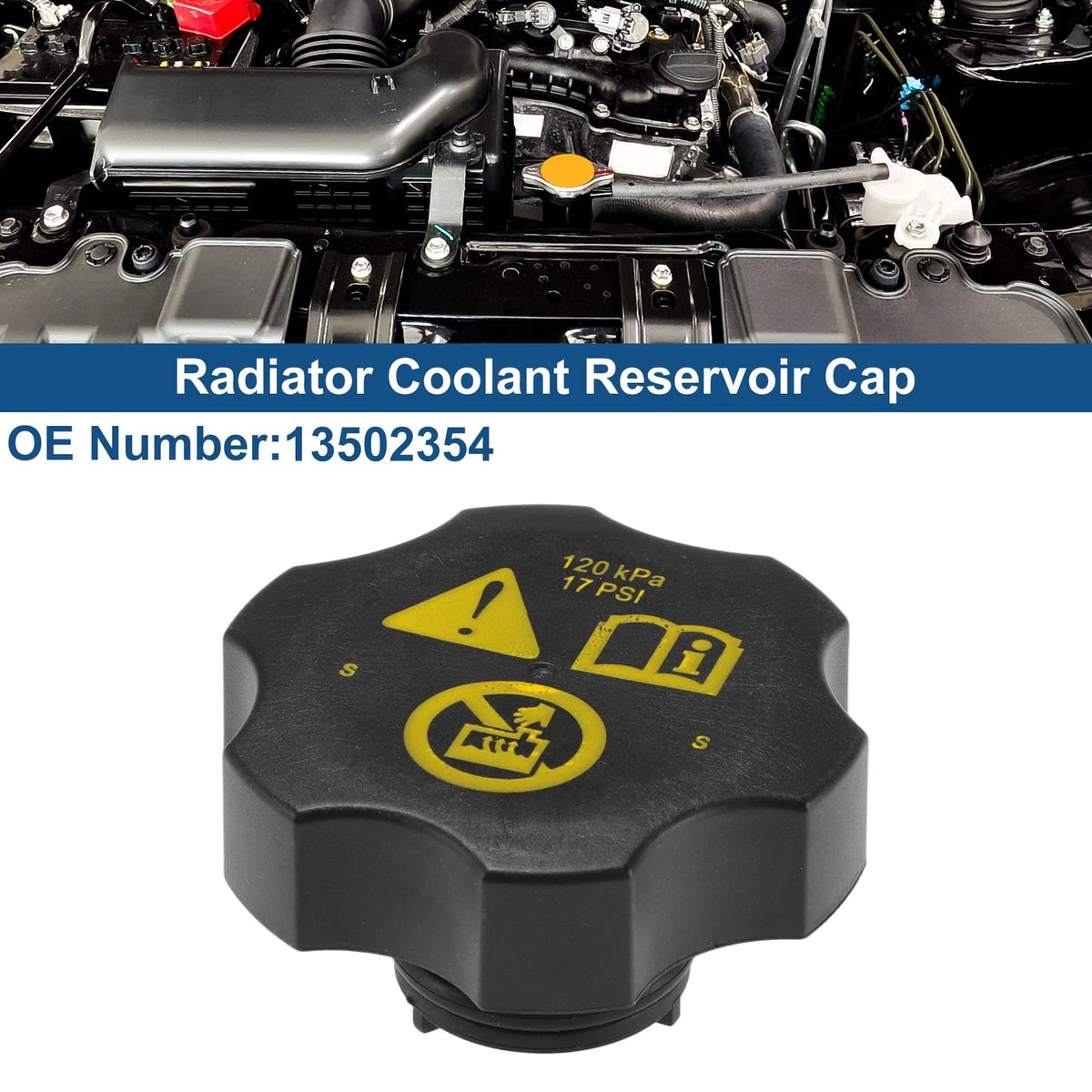 Radiator Cap for Cadillac Escalade (2015–2020) 105kPa 13502354
