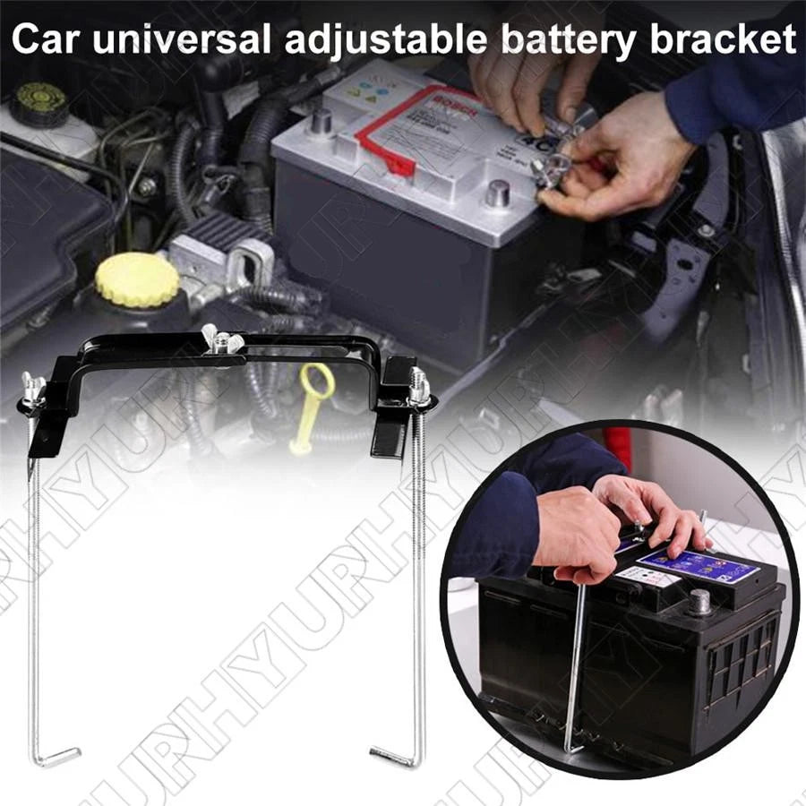 Adjustable Car Battery Holder for Universal Fit (23cm)
