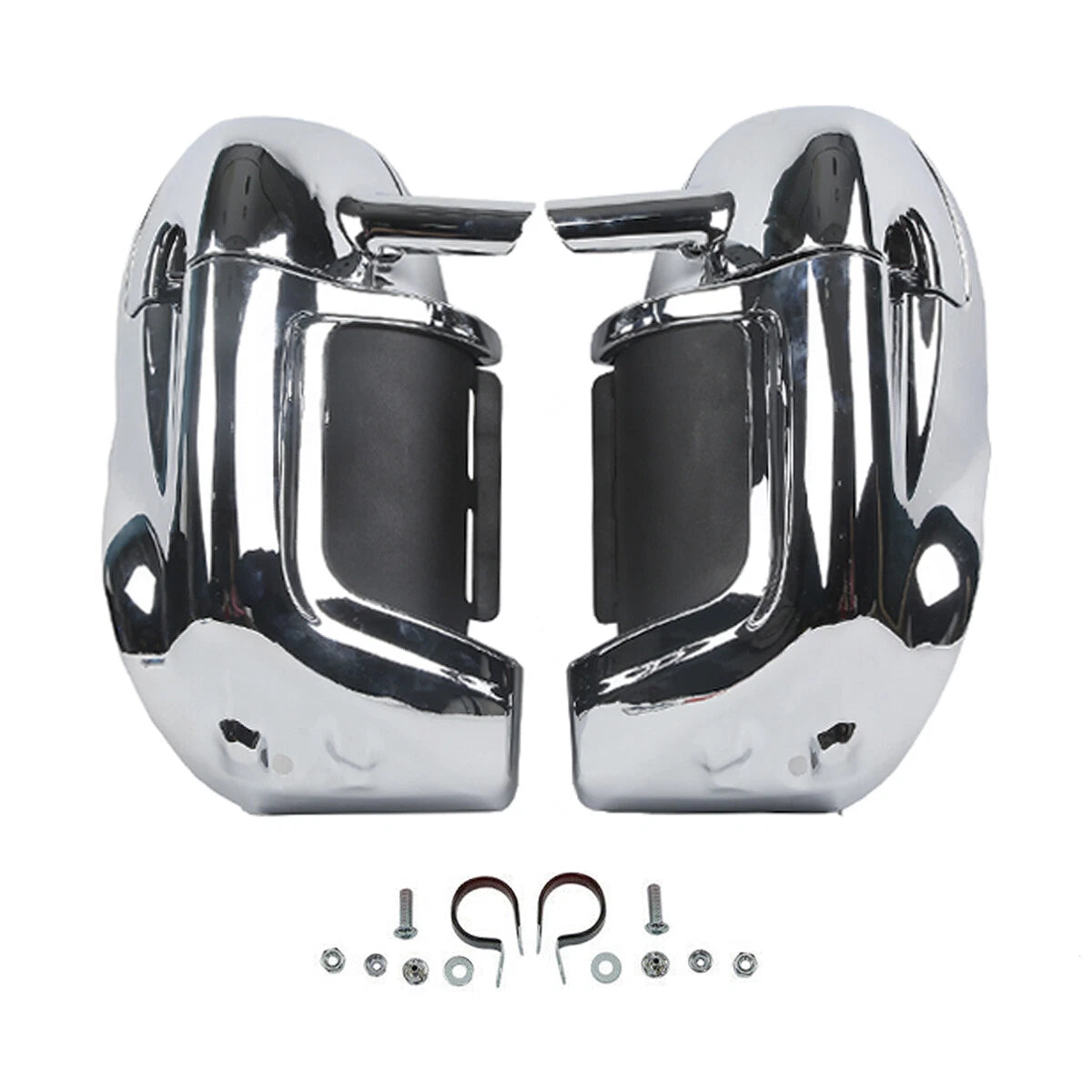 Chrome Lower Vented Fairing for Harley Touring Road Electra Glide (1983–2013)