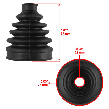 Rear Axle Outer Inner CV Boot Kit for Can-Am Renegade 570 4X4 EFI (2016–2017)