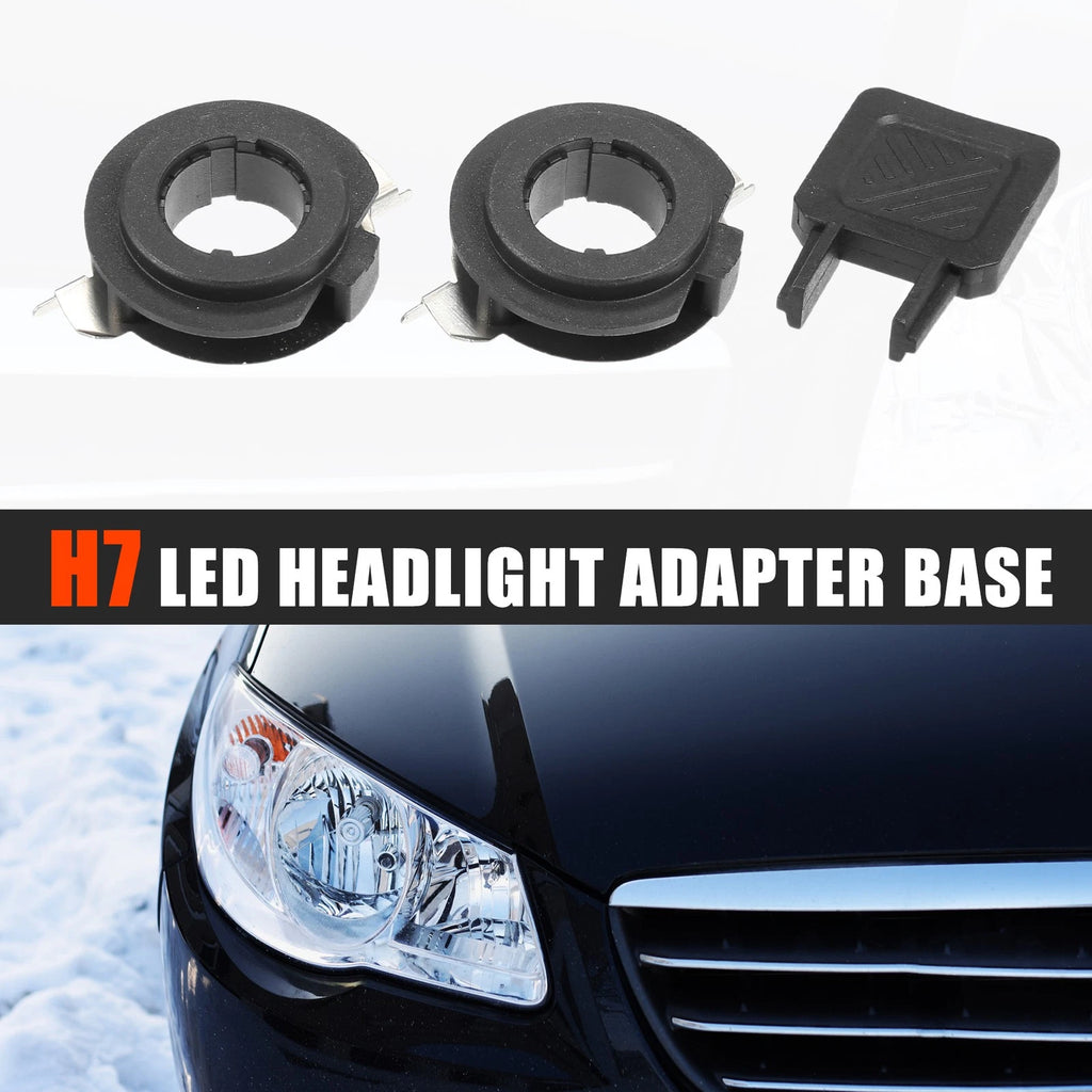 H7 LED Headlight Adapter Bases Set for Mercedes-Benz E Class (2005–2015)