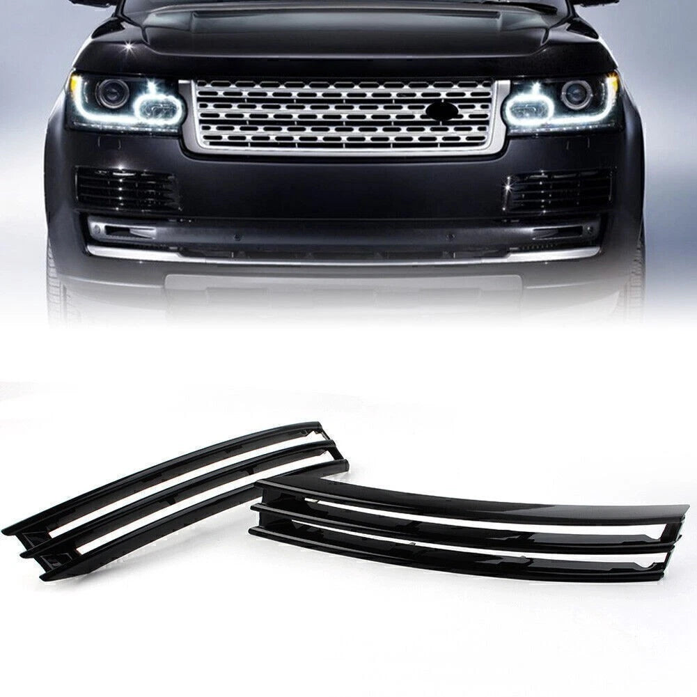 Black Front Bumper Grilles for Land Rover Range Rover L405 (2013–2017)
