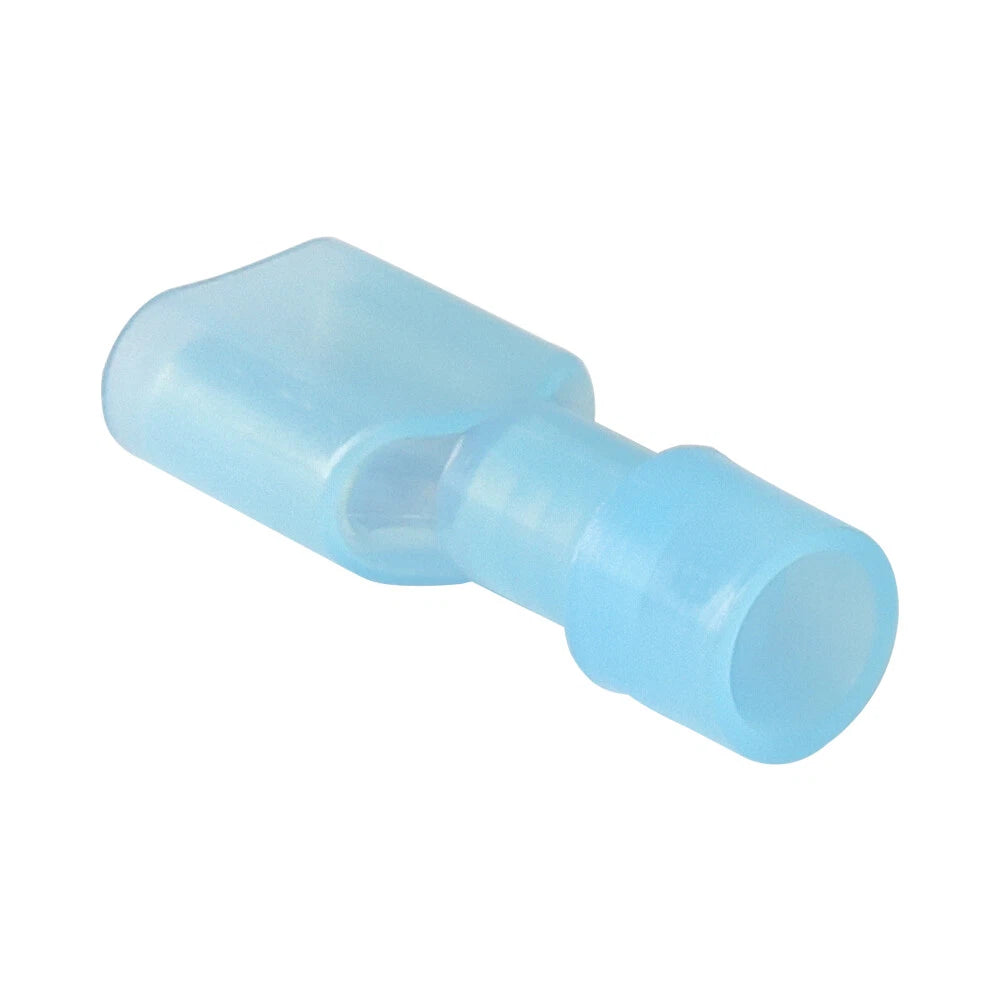 50PCS Blue Insulated Spade Crimp Wire Connector Female Terminal