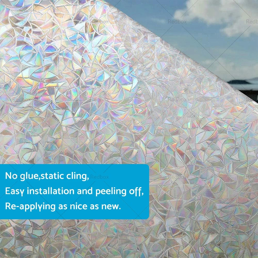 Window Film for Home or Office with Laser Light Effect & Privacy