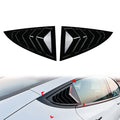 Rear Window Louver Shutter Cover Trim for Tesla Model 3 (2024+) - Gloss Black