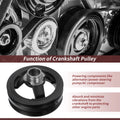 Harmonic Balancer Crankshaft Pulley Replacement for Chevy Buick Hummer (2003–2010)