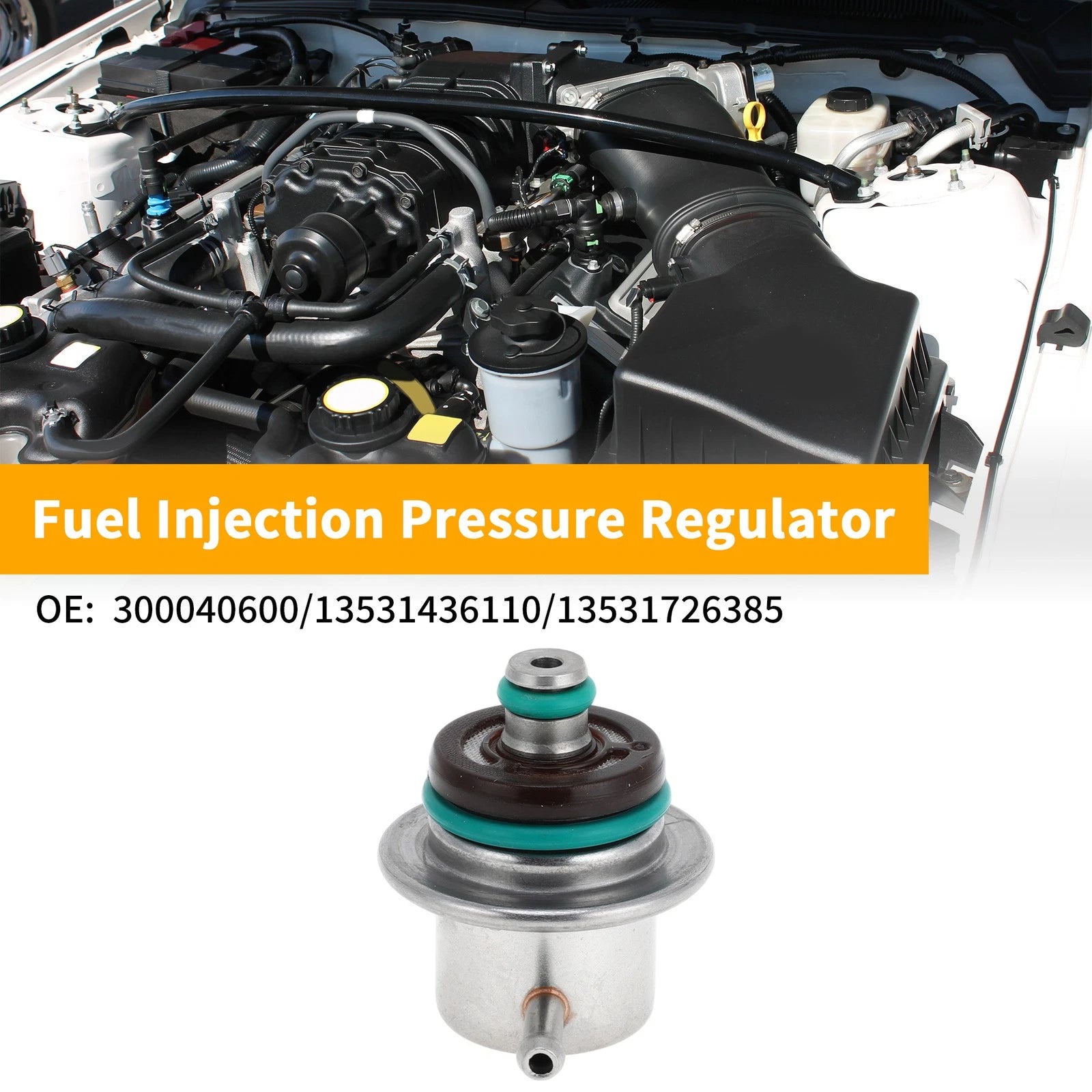 Fuel Pressure Regulator for BMW X5 2000–2002 Replacement 1 Piece