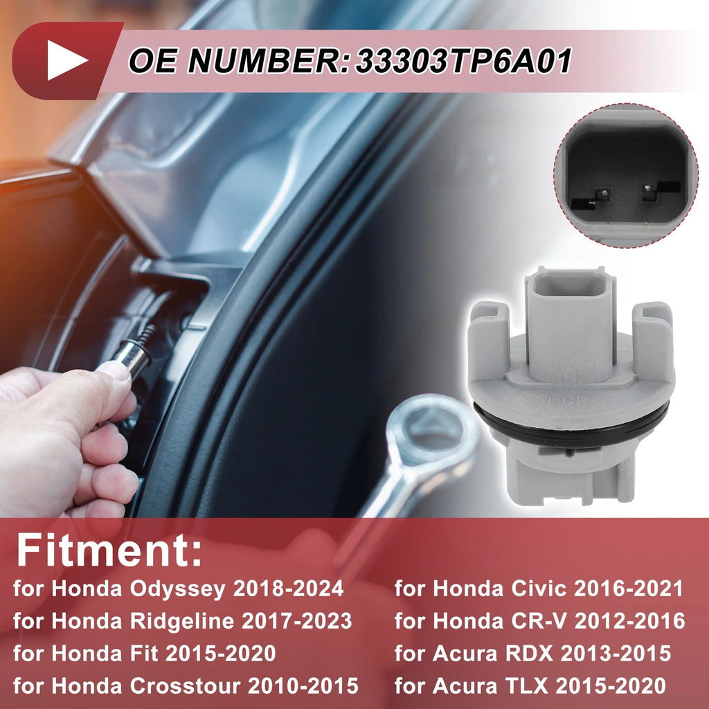 Tail Light Socket for Honda Odyssey 2018–2024 Lamp Bulb Connector