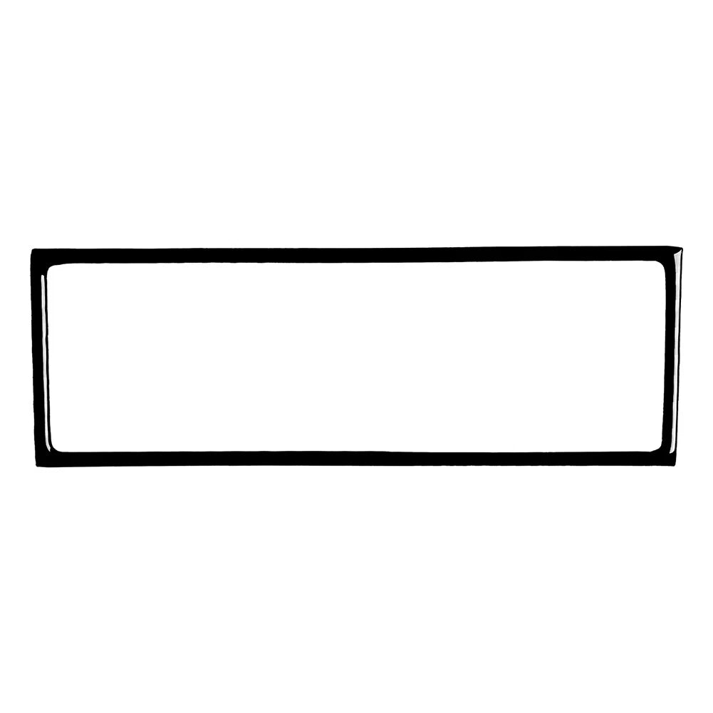 Black Center Console Storage Box Frame Cover Trim For BMW 3 Series E36 1991-1999
