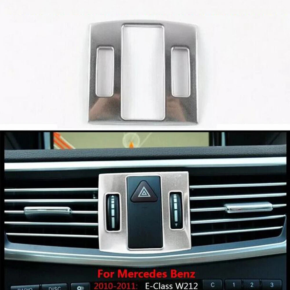 Center Console AC Vent Outlet Cover Trim for Mercedes Benz E Class (2009–2016)