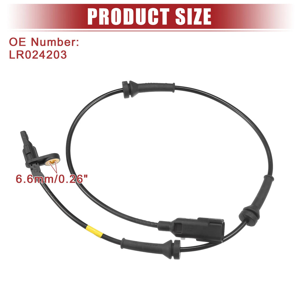 ABS Sensor Set of 2 for Range Rover Evoque L4 2.0L (2012) No.LR024203