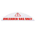 Set of 16 Unleaded Fuel Labels for Universal Gas Cap