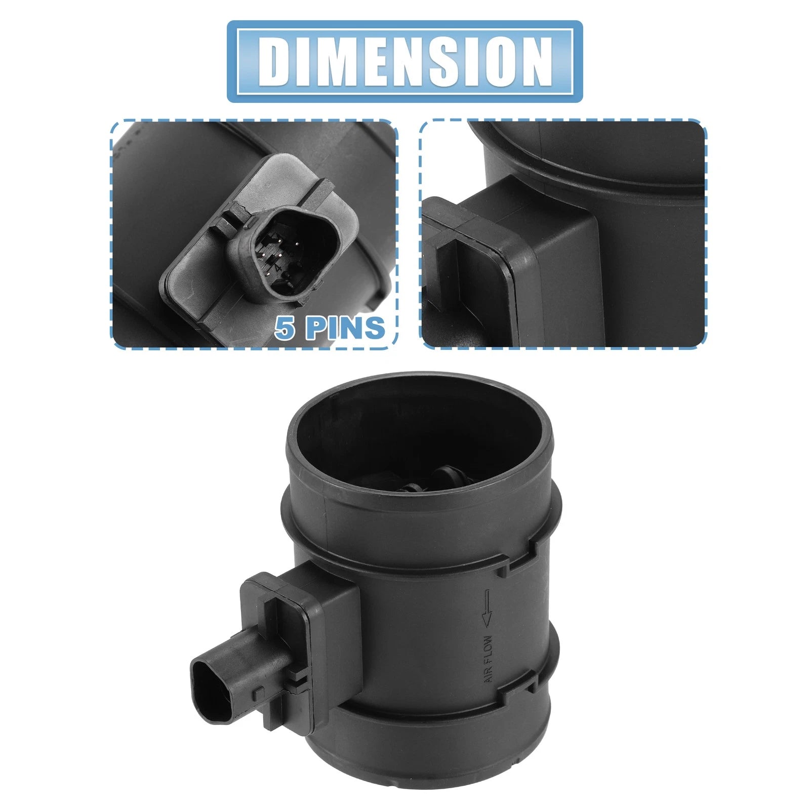 Mass Air Flow Sensor MAF Replacement for Chevrolet Malibu (2013–2016)