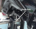 Universal Single Ram Transom Saver Support for Yamaha Honda Outboard