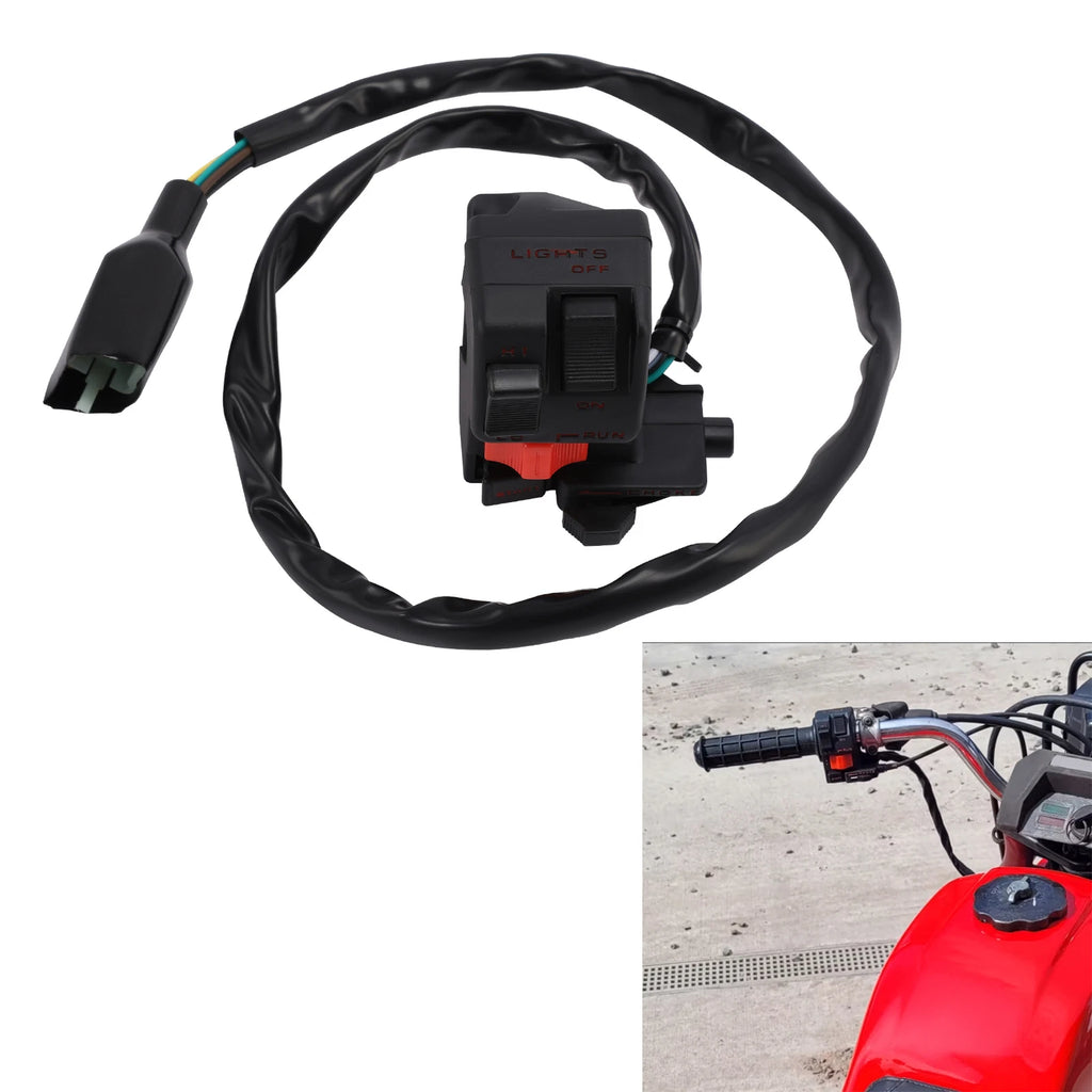 Handlebar Start Stop Switch for Honda ATC250ES Big Red 250 (1985–1987)