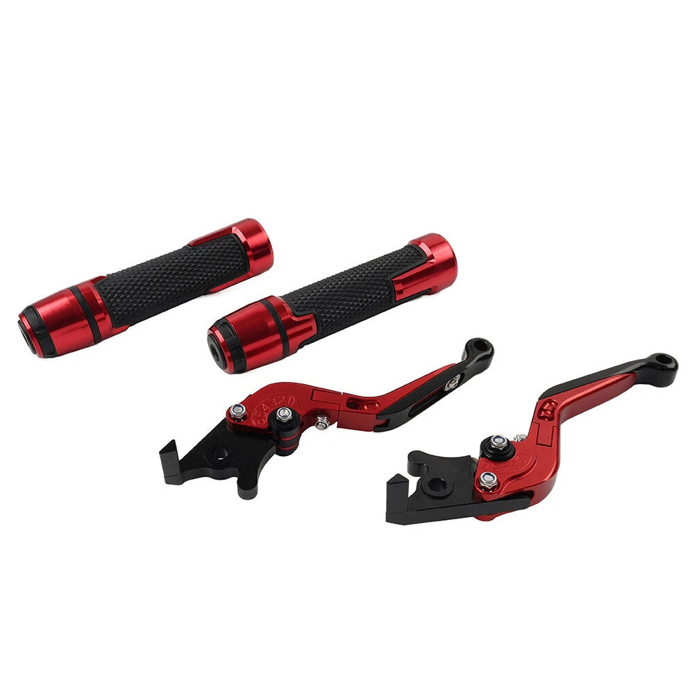 Red Extendable Brake Clutch Levers for Honda CBR125R CBR250R (2004–2016)