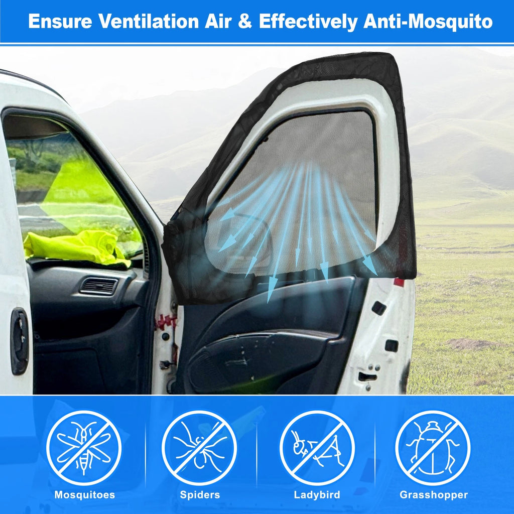 Magnetic Mosquito Screen Front Door for Ford Transit Connect (2002–2025)