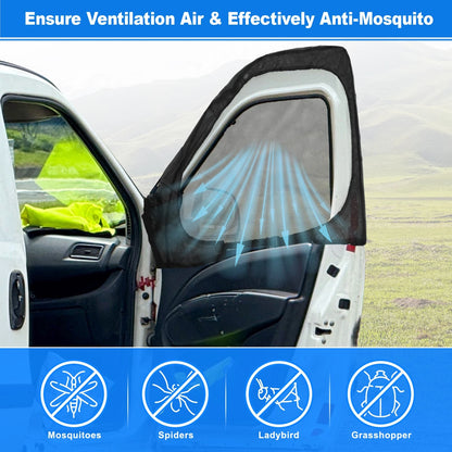 Magnetic Mosquito Screen Front Door for Ford Transit Connect (2002–2025)