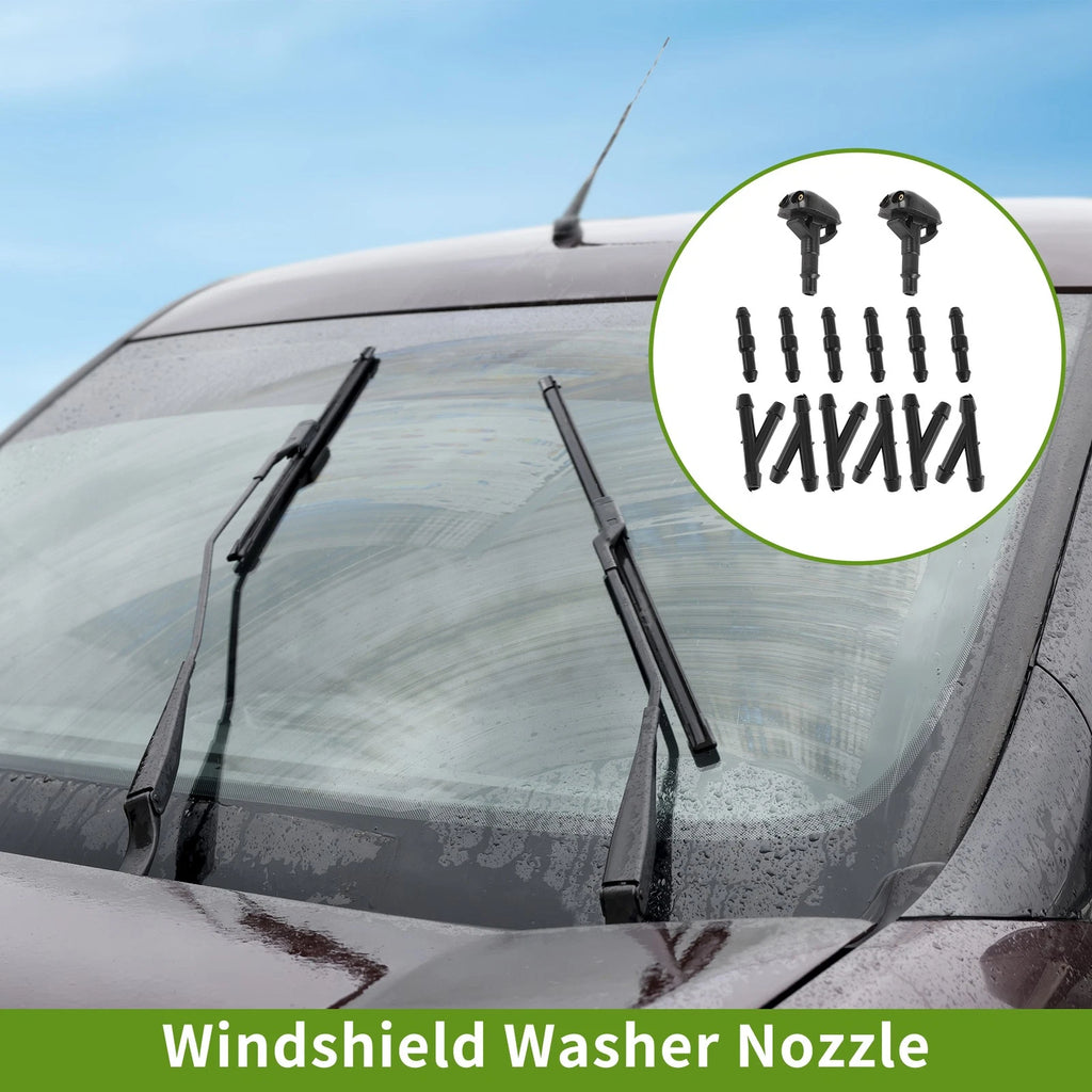 Windshield Washer Nozzle with Hose Connector for Mitsubishi Outlander (2011–2018)