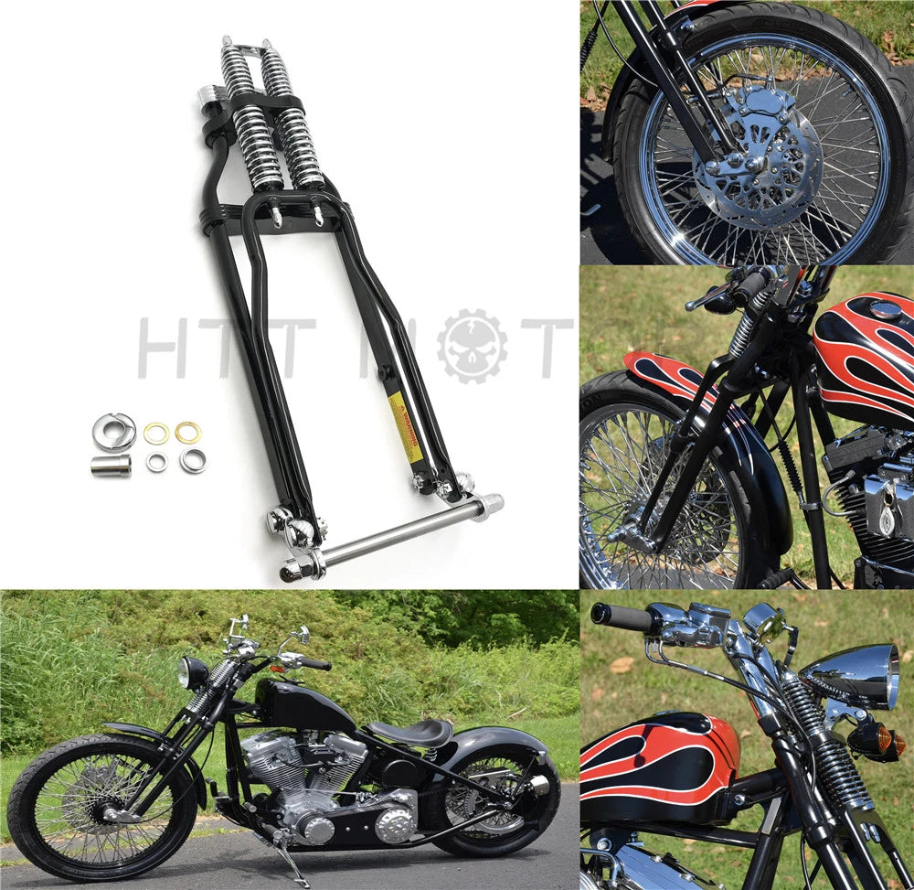 4" Under Stock Length Wishbone for Harley (Custom)