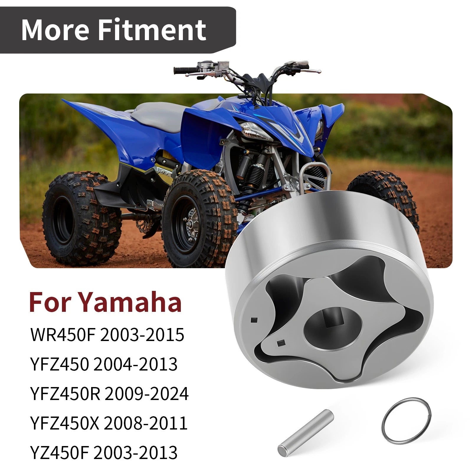 Oil Pump Rotor Gear for Yamaha YFZ450 YFZ450R YFZ450X YFZ450R (2004–2024)