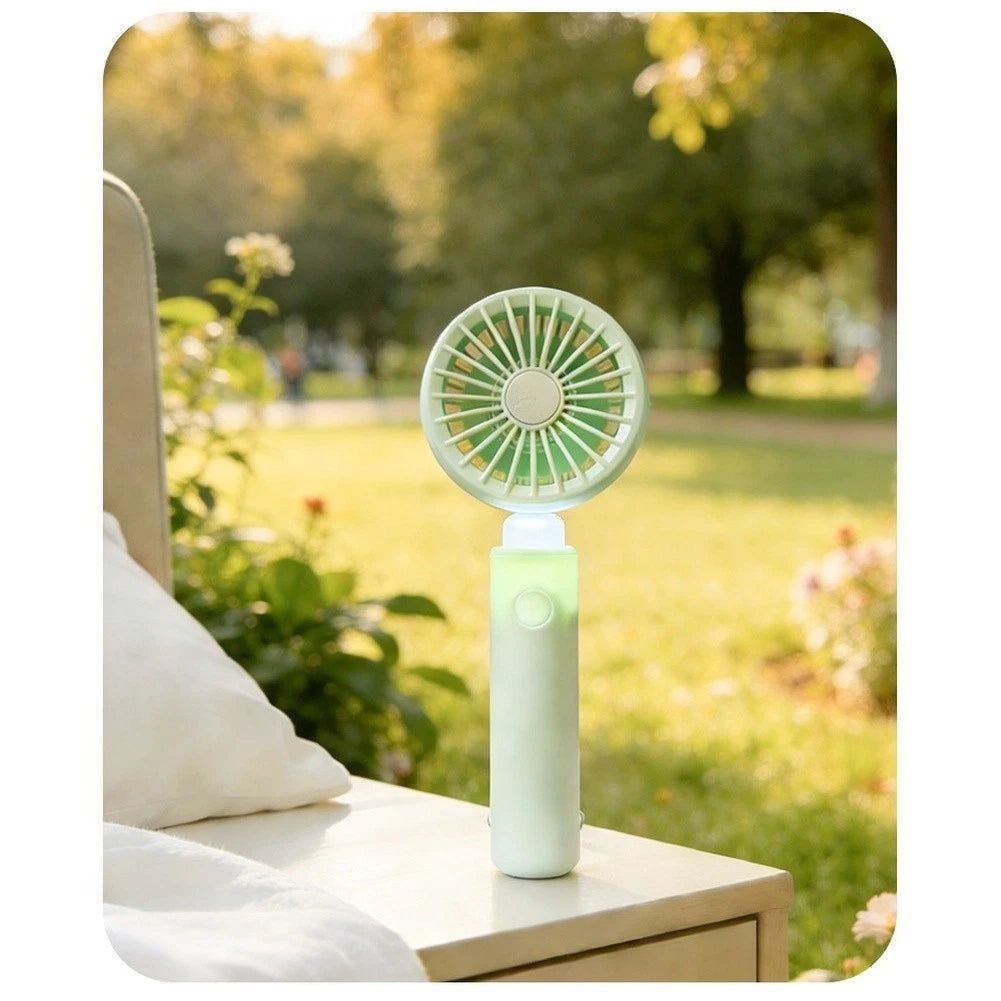 Handheld Fan for USB Rechargeable Quiet Operation (3 Velocity Modes)
