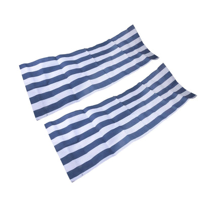Outdoor Polyester Replacement Fabric for Beach Loungers and Chairs (120x45 cm)