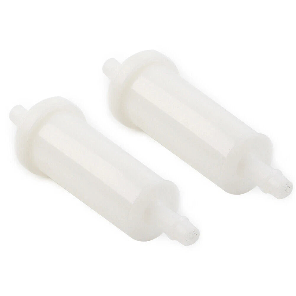 2PCS Fuel Filter Inline 5/16" Mercury Johnson / Evinrude 35-816296Q2 White mo